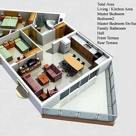 Spacious 2 Bed 2 Bath In One Of Sides Popular Communities 3* Manavgat